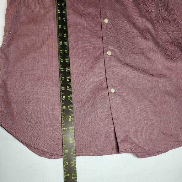 Banana Republic Grant Fit Button Down Shirt 120s Supima Cotton, Size XL - Picture 10 of 12